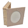 Playwood Holzkiste in Buchform mit Fotorahmen