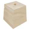 Playwood Holzkiste quadratisch mit Klappdeckel