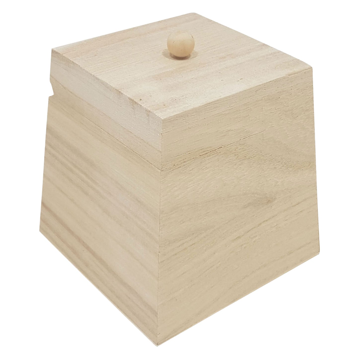 Playwood Holzkiste quadratisch mit Klappdeckel