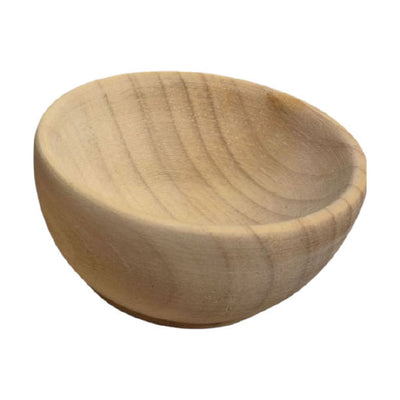 Spielholzschale aus Gummibaumholz