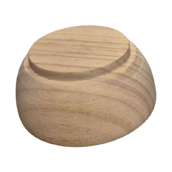 Spielholzschale aus Gummibaumholz