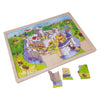 Playwood Holzpuzzle Schloss - 41 Teile.