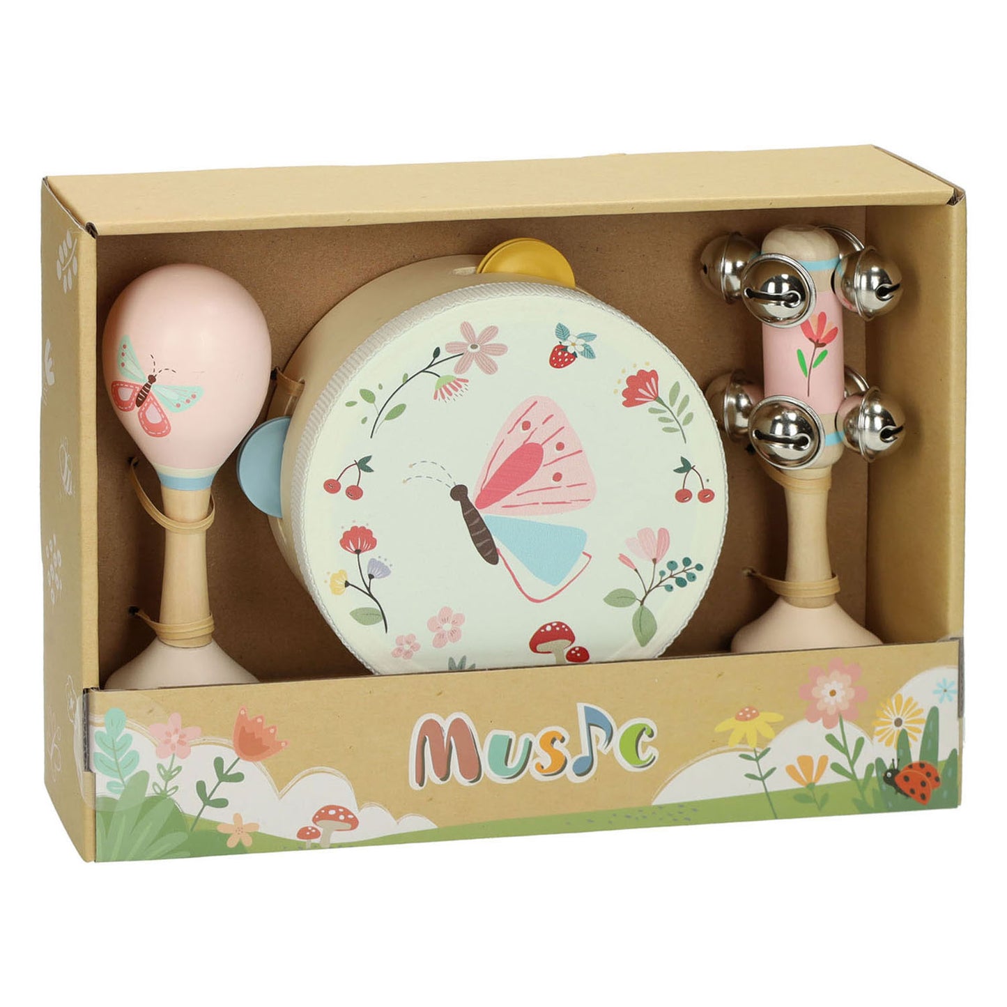 Playwood Holzmusikset Schmetterling - 3-teilig.