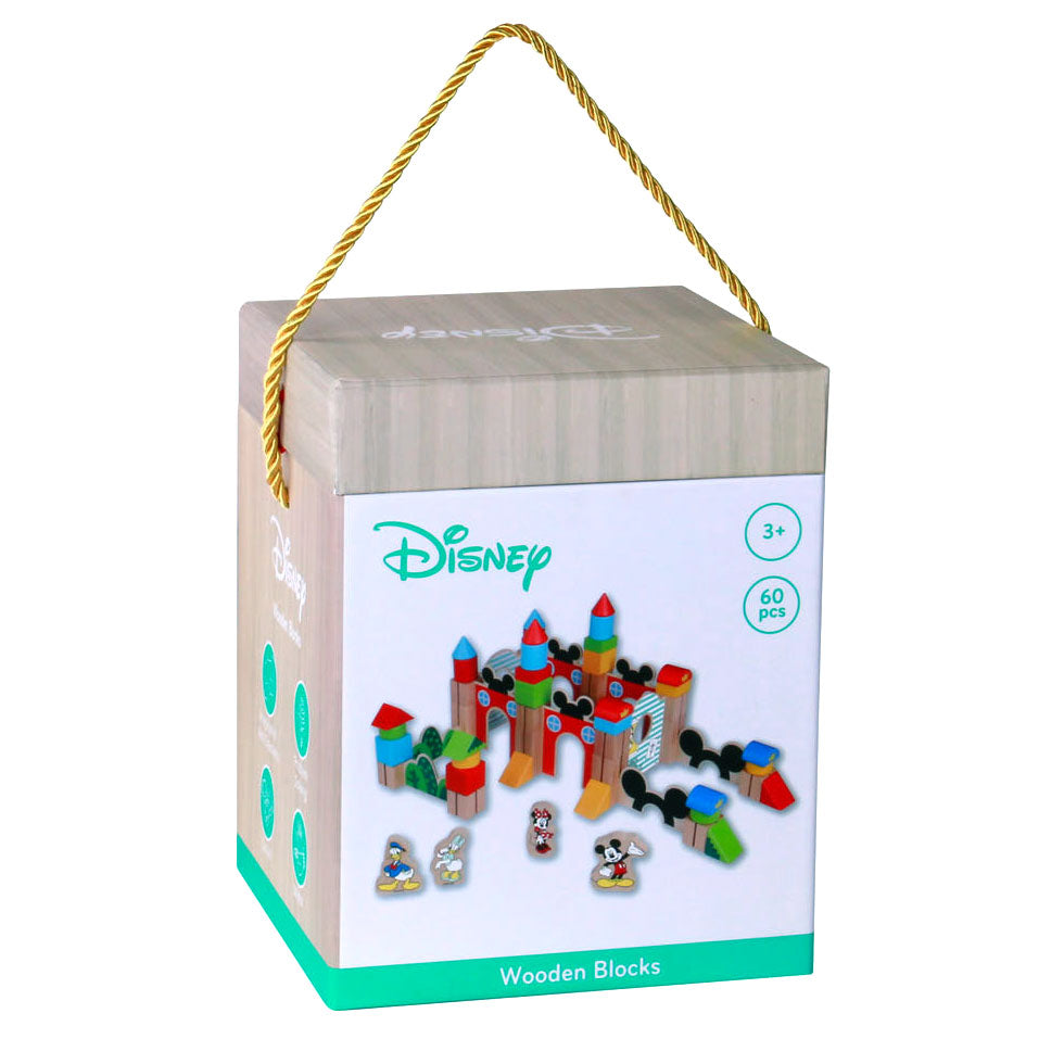 Disney Mickey Mouse Holzblöcke Set, 60dlg