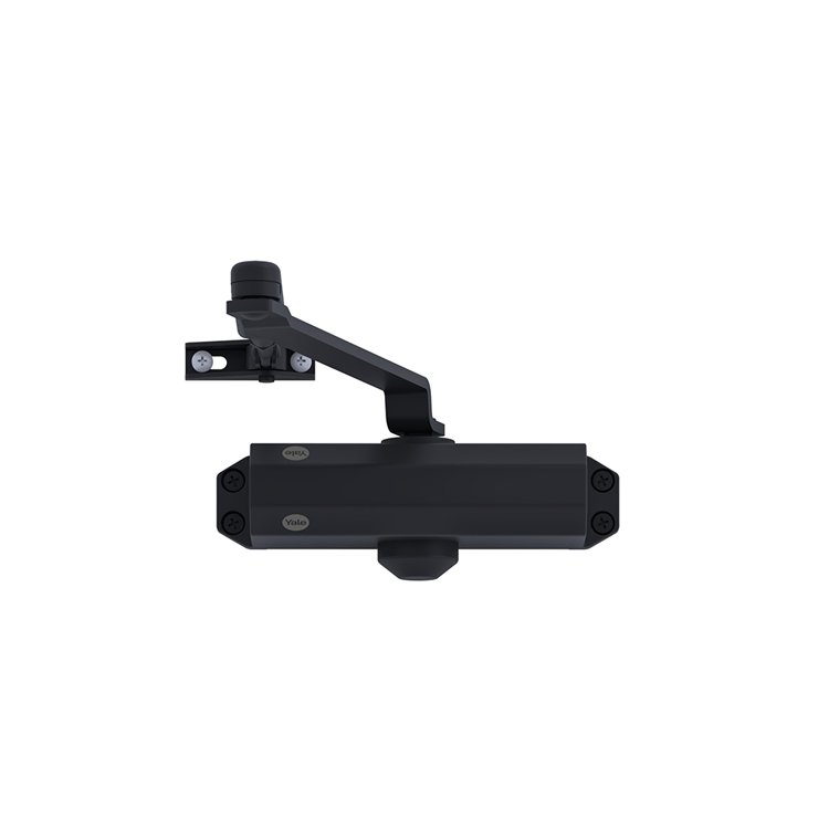 Yale 1067430 – Türschließer schwarz Force 2 3 4 max 1100 mm, 80 kg | 1 Stk