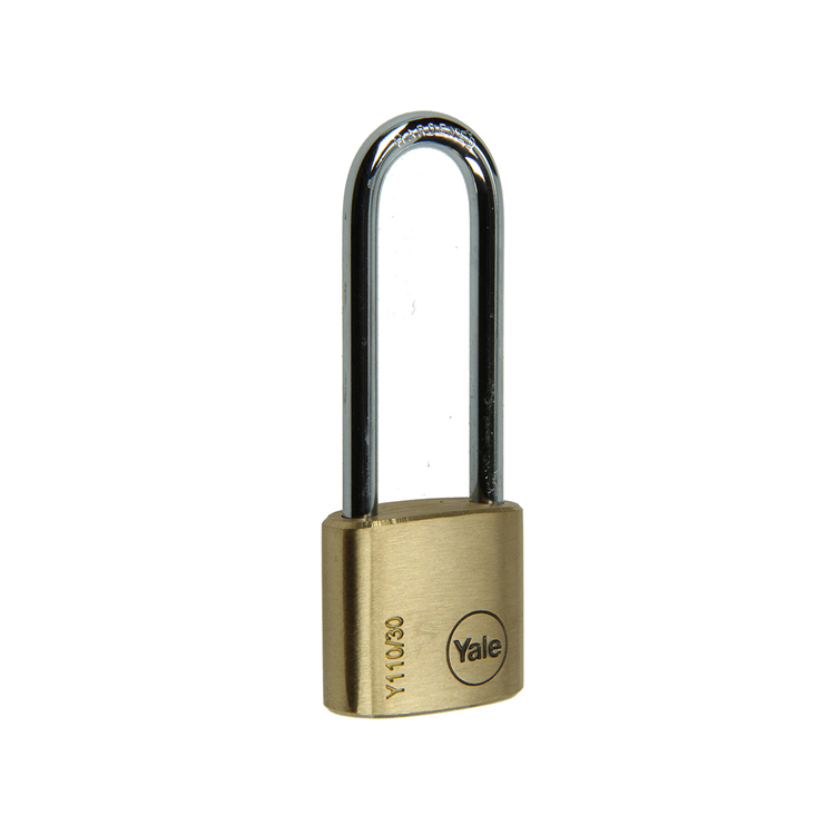Yale 1065083 – Vorhängeschloss mit langem Bügel, 30 mm Standard | 3 Stück