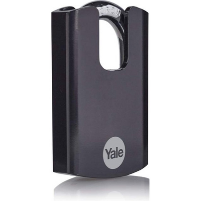 Yale 1065380 - Vorhängeschloss geschlossen 63mm schwarz max | 2 Stk