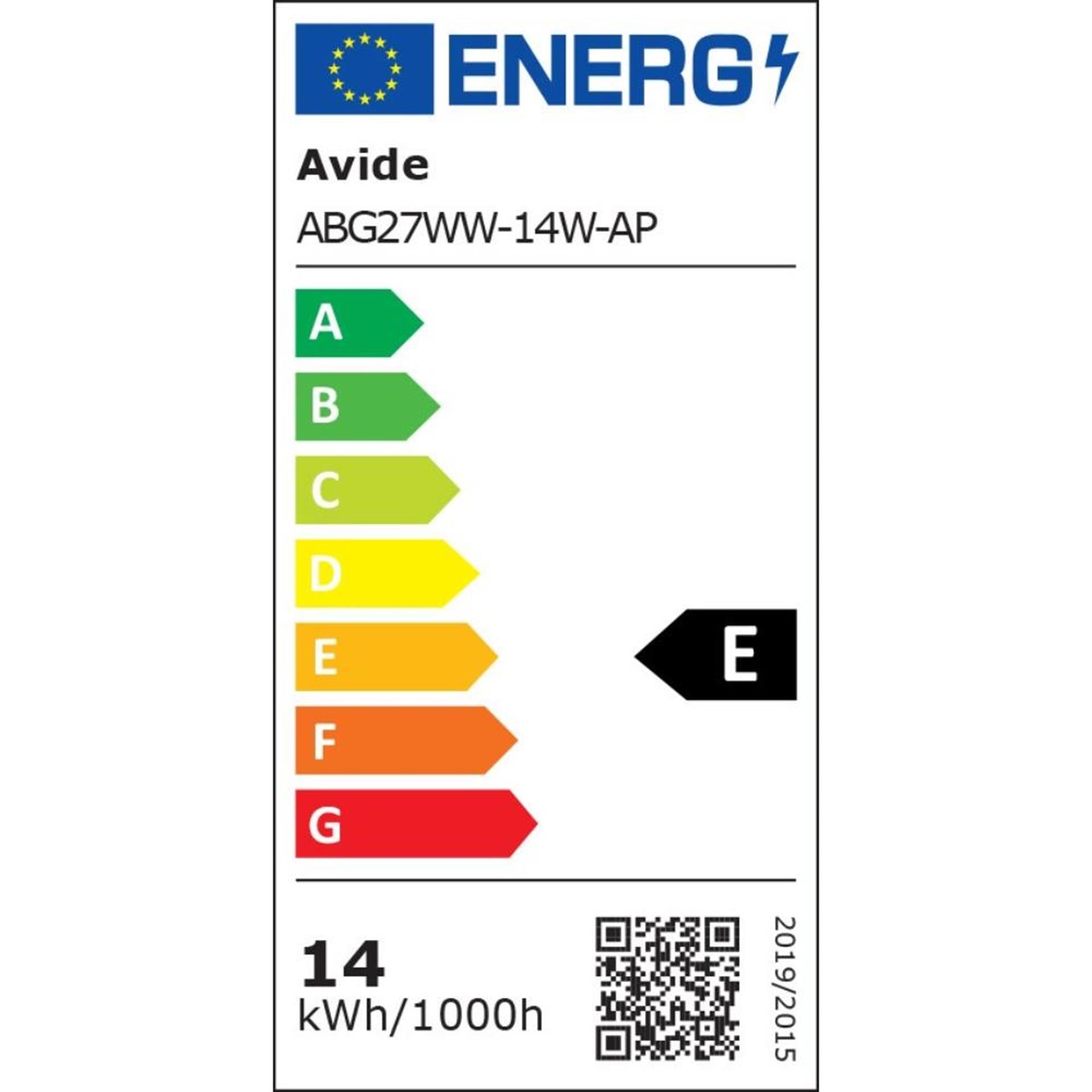 Avide LED-Lampe E27 14W 3000K WW 1521lm