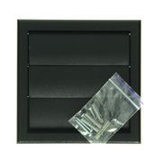 Renson 1069265 – Aufputz-Dunstabzugshaubengitter PVC 733 (154 x 154) str 9005 (schwarz) | 2 Stk - afbeelding 3
