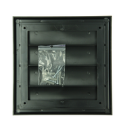 Renson 1069266 – Aufputz-Dunstabzugshaubengitter PVC 733 (187 x 187) str 9005 (schwarz) | 2 Stk - afbeelding 5