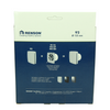 Renson 1069259 – mechanische Lüfterabdeckung (9 x 12-Durchmesser 125) 92 W (weiß) | 2 Stk