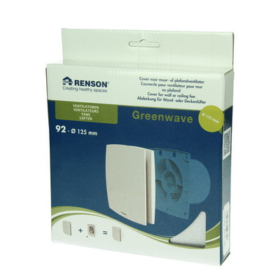 Renson 1069261 – mechanische Lüfterabdeckung (9 x 12-Durchmesser 125), 92 g (grau) | 2 Stk