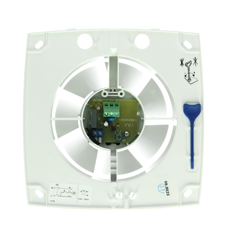 Renson 1069254 - mech. Ventilator mit Timer 9212t (Durchmesser 125) | 2 Stk