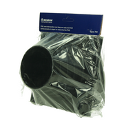 Renson 1069267 - Dunstabzugshaubengitter 1 Klappe PVC 741 (100-130) str 9005 (schwarz) | 2 Stk - afbeelding 8