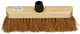 1009167 - Kokosbesen Rundholz lackiert 30cm + Stück Eb schwarz | 5 Stück