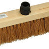 1009167 - Kokosbesen Rundholz lackiert 30cm + Stück Eb schwarz | 5 Stück