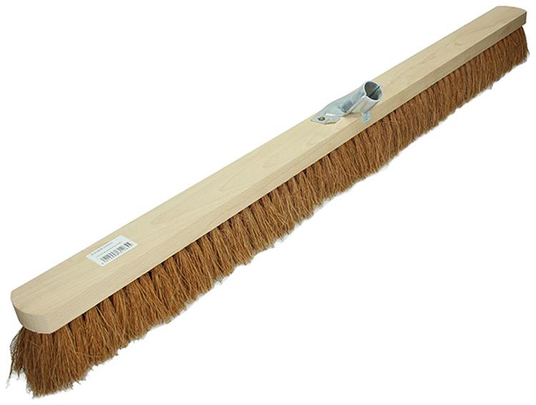 1009159 - Kokosfeger 100cm + Stielhalter Metall | 3 Stück