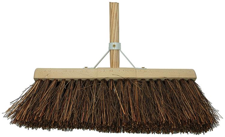 1009155 - Stallbesen Piassava-Stiel 45cm | 3 Stück