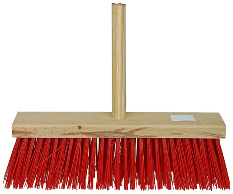1009154 - PVC-Besen mit 40 cm Stiel | 3 Stück