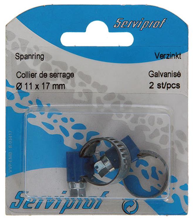 Mack 1015897 - 2 verzinkte Spannringe Karte 11x17mm | 10 Stück