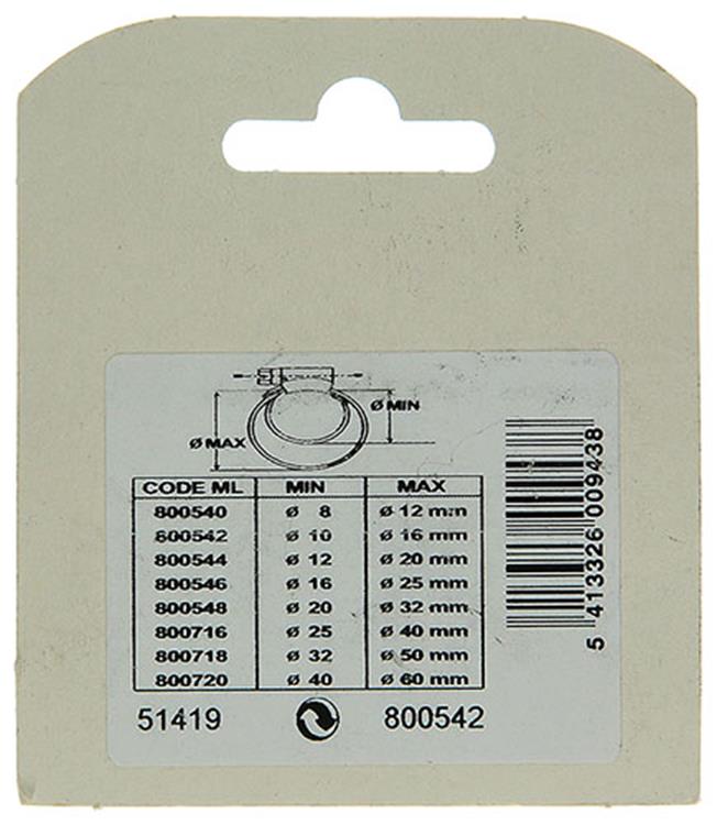 Mack 1015897 - 2 verzinkte Spannringe Karte 11x17mm | 10 Stück