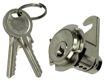 Mack 1015857 - 1 Briefschrankschloss vernickelt 20mm | 5 Stück