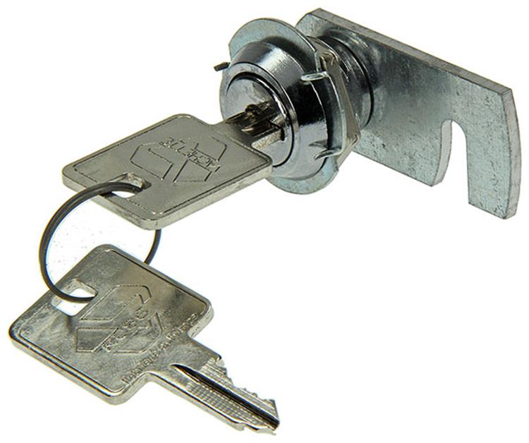 Mack 1013582 – 1-Brief-Schrankschloss verchromt 13 mm | 5 Stück