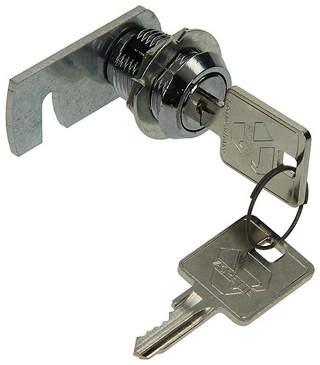 Mack 1013583 – Schrankschloss mit 1 Brief, verchromt, 22 mm | 5 Stück