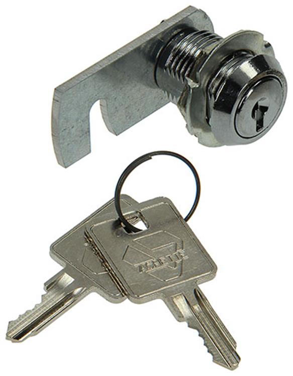 Mack 1013583 – Schrankschloss mit 1 Brief, verchromt, 22 mm | 5 Stück