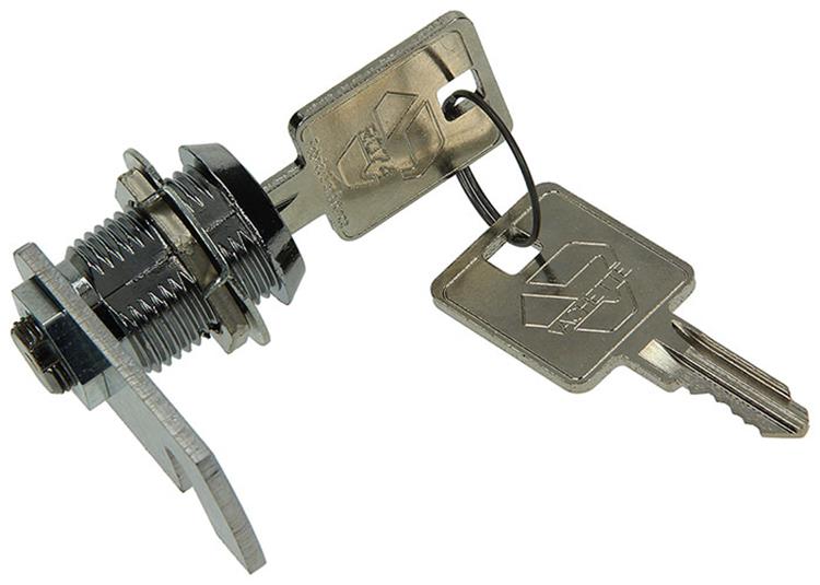 Mack 1013583 – Schrankschloss mit 1 Brief, verchromt, 22 mm | 5 Stück