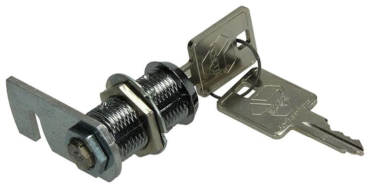 Mack 1013584 – 1-Brief-Schrankschloss verchromt 32 mm | 5 Stück