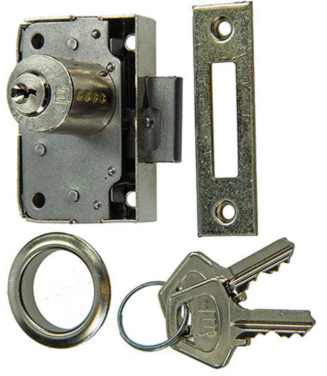 Mack 1015831 – 1 Stützzylinder Möbel l.l. vernickelt 20 mm | 5 Stück