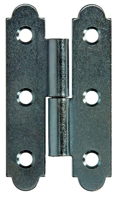 Mack 1013258 – 2 spanische Scharniere rechts verzinkt H 80 x B 45 mm | 5 Stück