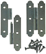 Mack 1013259 - 2 spanische Scharniere rechts verzinkt H 90 x B 50 mm | 5 Stück - afbeelding 2
