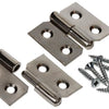 Mack 1013467 - 2 Möbelscharniere rechts vernickelt H 30 x B 40 mm | 5 Stück