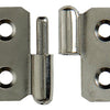 Mack 1013349 - 2 Möbelscharniere links vernickelt H 30 x B 40 mm | 5 Stück