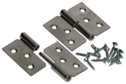 Mack 1013351 - 2 Möbelscharniere rechts vernickelt H 40 x B 50 mm | 5 Stück - afbeelding 4