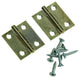 Mack 1013502 - 2 schmale Scharniere Messing H 25 x B 18 mm | 5 Stück