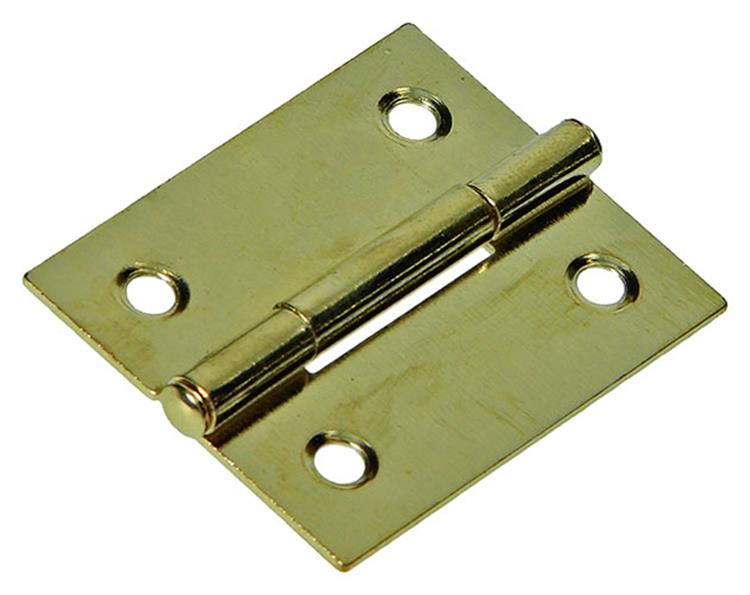 Mack 1013503 - 2 schmale Scharniere Messing H 40 x B 32 mm | 5 Stück