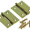 Mack 1013503 - 2 schmale Scharniere Messing H 40 x B 32 mm | 5 Stück