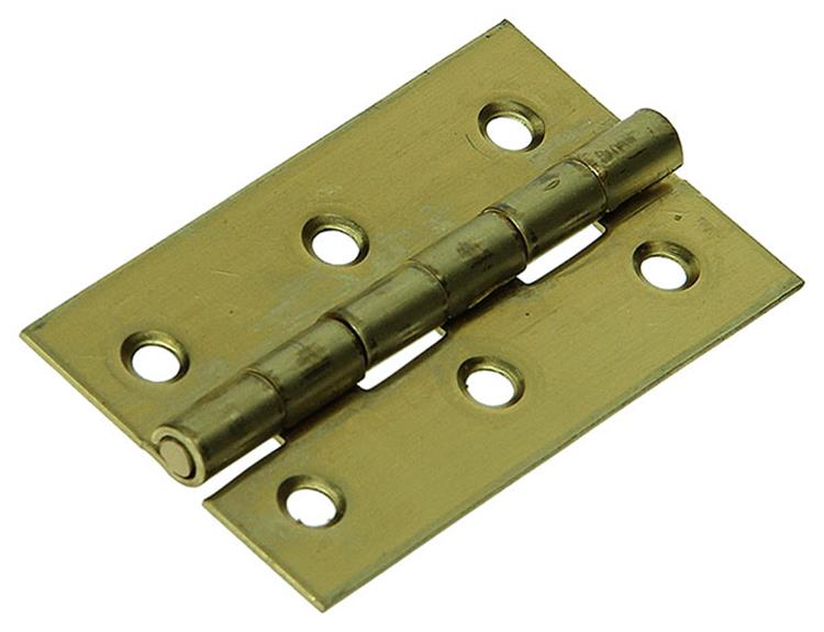 Mack 1013504 - 2 schmale Scharniere Messing H 60 x B 46 mm | 5 Stück