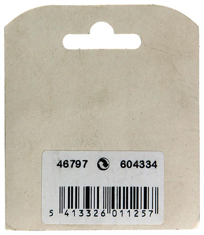 Mack 1013504 - 2 schmale Scharniere Messing H 60 x B 46 mm | 5 Stück