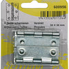 Mack 1013250 - 4 schwere Scharniere verzinkt H 50 x B 38 mm | 5 Stück