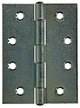 Mack 1013612 - 2 schwere Scharniere verzinkt H 100 x B 76 mm | 5 Stück
