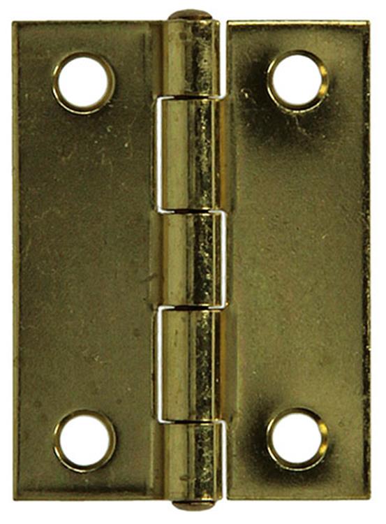 Mack 1013485 - 2 Scharniere vermessingt H 50 x B 38 mm | 5 Stück