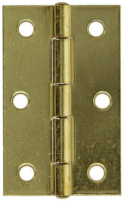 Mack 1013486 - 2 Scharniere vermessingt H 63 x B 41 mm | 5 Stück
