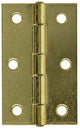 Mack 1013486 - 2 Scharniere vermessingt H 63 x B 41 mm | 5 Stück
