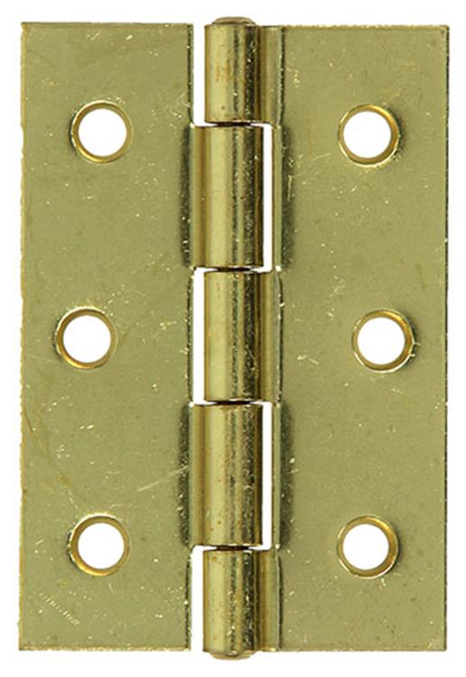 Mack 1013571 – 2 schwere Scharniere. vermessingt H 75 x B 50 mm | 5 Stück