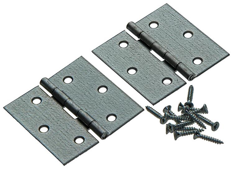 Mack 1013325 – 2 Vierkantscharniere verzinkt H 50 x B 50 mm | 5 Stück