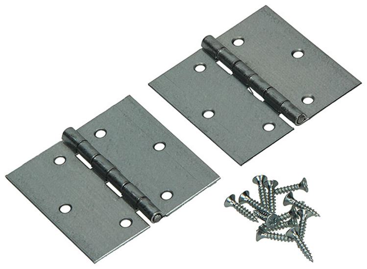 Mack 1013501 – 2 Vierkantscharniere verzinkt H 60 x B 60 mm | 5 Stück